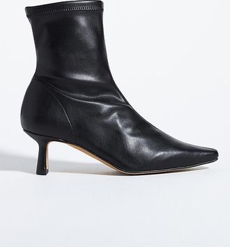 Ángel Alarcón Pointed-Toe Kitten-Heel Boots