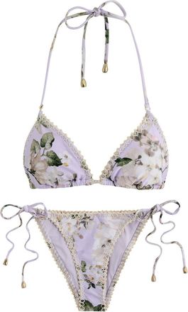 Zimmermann Acacia Floral-print Bikini - Multi Floral - 3 (UK 14 / L)