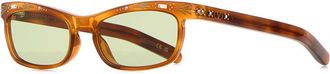 Valentino Garavani Brown Acetate Sunglasses