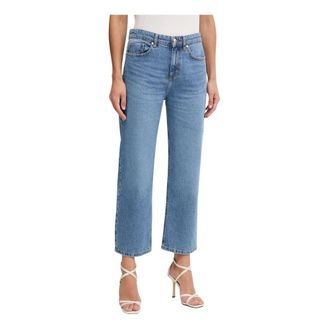 Just Cavalli Rechte jeans - Dames - Jeans - Blauw - Maat: W27 Katoen