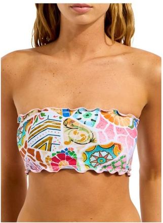 Seafolly Beach Boh&egrave;me Tube Top Bikini-Top f&uuml;r Damen | orange
