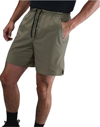 Nike 7 Dri-FIT Unlimited Woven Unlined Shorts Mens Workout Light Army/Black/Light Army : 2XL 7, Mesh/Polyester/Spandex