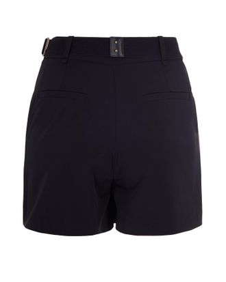 Elisabetta Franchi Bi-Elastic Technical Fabric Shorts - Black