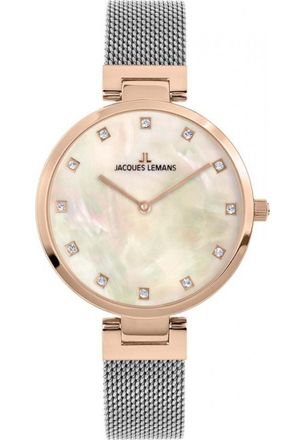 Jacques Lemans Womens 1-2001M Ladies Milano Watch - Rose Gold - One Size