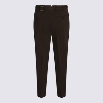 Incotex Mens Trousers Brown _100 % Co