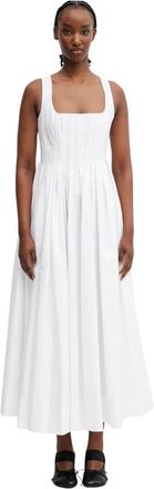 Sportmax Kleedjes, Dames, Wit, XS, Katoen, Spxgiro Jurk