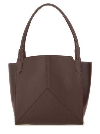 Victoria Beckham Womens Tote Bag Victoria Bordeaux Calf - Bos Taurus (farmed) Shoulder
