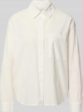 Marc O'Polo Denim Regular Fit Hemdbluse aus reiner Baumwolle in Weiss, Gr&ouml;&szlig;e XL