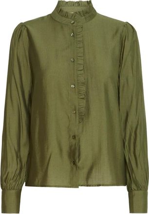 Ichi Ihkarlani SH Bluser 20121887 - - Blouses & Shirts - Donna - Verde - L