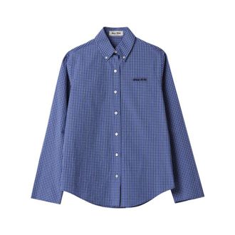 Miu Miu Checked Shirt