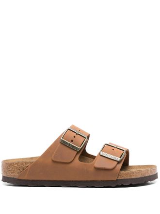 Birkenstock Arizona Cognac, pelle oliata