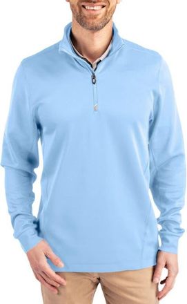 Cutter & Buck Traverse Stretch Quarter Zip Pullover in Atlas at Nordstrom, Size Xxx-Large