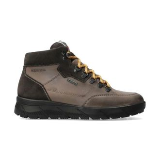 Mephisto Waterdichte Leren Outdoorlaars - Grijs - Heren - Veterlaarzen - Grijs - 44 1/2 EU - Leer - Schoenen