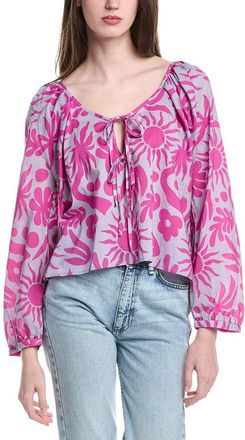 Electric & Rose Meridian Tie Top