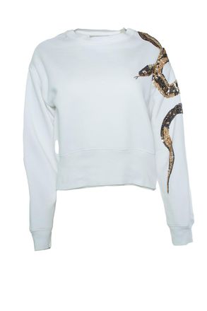 AllSaints All saints, white sweater with embellishments