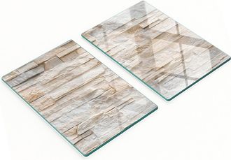 OEM Tablas De Servir De Cristal Para Cocina Con Gr&aacute;ficos De Pared De Ladrillo 2x40x52 Cm