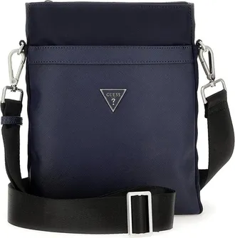 Guess Tassen, Heren, Blauw, ONE Size, Nylon, Messenger Bag