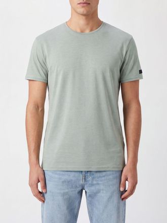 Roberto Ricci Design T-shirt a girocollo in misto cotone stretch con logo applicato