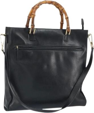 Gucci Pre-owned Handbags, female, Black, Size: ONE SIZE Pre-owned Vintage Handbag