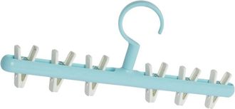 OEM Percha Para Calcetines, Percha Para Abrigos, Alta Capacidad De Carga, Ganchos Resistentes Al Viento, Pl&aacute;stico (blanco Y Azul)