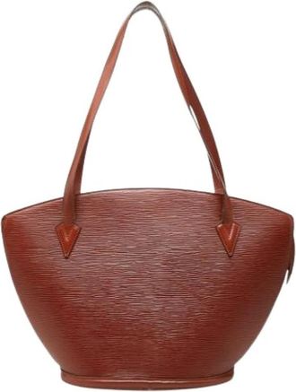 Louis Vuitton Pre-owned Tote bag - Dames - Vintage Schoudertas - Bruin - ONE Size - Leer - Vintage