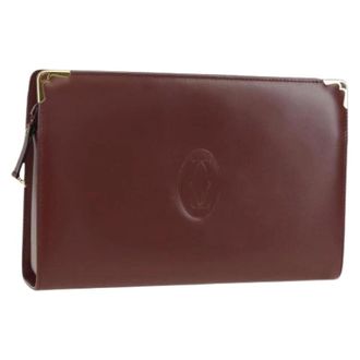 Cartier Pre-owned Clutches, female, Red, Size: ONE SIZE Pre-owned Clutch Bag