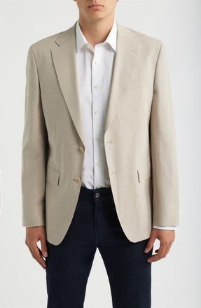 BOSS Huston Virgin Wool Blend Sportcoat in Open Beige at Nordstrom, Size 48 Regular