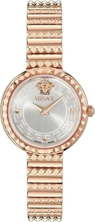 Versace Greca Goddess Petite Horloge - Dames - Horloges - Geel - ONE Size - Accessoires