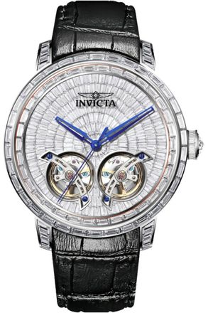 Invicta Objet D Art 69459 Herenhorloge - Automatisch Uurwerk - Roestvrij Staal met Zilveren Wijzerplaat - 45 mm