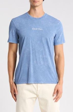 Calvin Klein Garment Washed Chest Logo Tee in Meridian Blue at Nordstrom Rack, Size Xx-Large