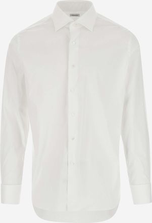 Alessandro Gherardi Mens Shirt Cotton Blend White