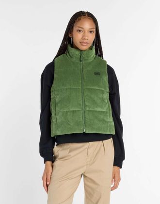 New Balance Gilet in velluto a coste verde