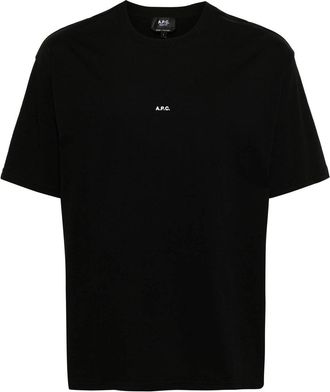 A.P.C. Tshirt Boxy Micro Logo Gots