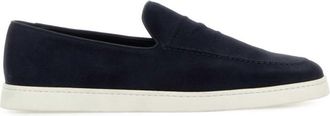 Churchs Navy Blue Suede Loafers