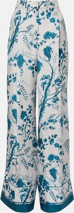 Erdem Floral silk pajama pants