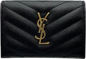 Saint Laurent Pre-owned Vintage porta biglietti da visita - - Pre-owned - Donna - Nero - ONE SIZE