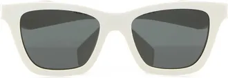 Prada Acetate Cat-Eye Sunglasses - White