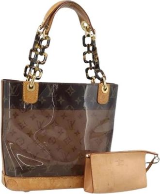 Louis Vuitton Pre-owned Vintage Monogram Tote - Dames - Vintage Shopper - Bruin - ONE Size - Leer - Vintage