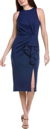 Adrianna Papell Draped Stretch Sheath Dress