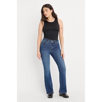 Good American Womens Always Fits Good Petite Bootcut Jeans | Indigo, Size 14-18 Plus | Good American by Khlo&Egrave; Kardashian