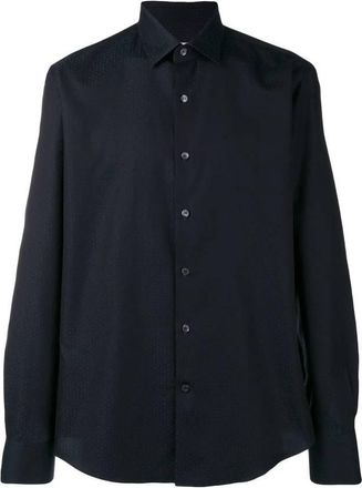 Ferragamo Long-Sleeved Gancini Sporty Shirt, Size Small