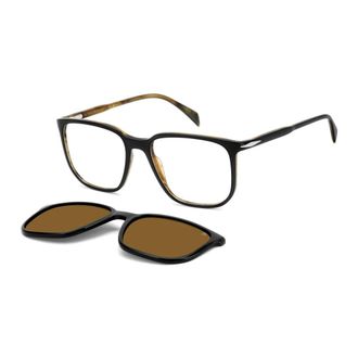 Eyewear by David Beckham Sunglasses, male, Black, Size: 55 MM Squared Sunglasses