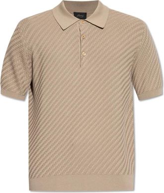 Brioni Hombre, Camisetas, Beige, Talla: M
