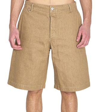 Jacquemus Beige Relaxed Solid Shorts