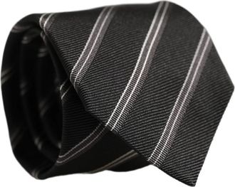 Dolce & Gabbana Nektie - Heren - Stropdassen - Zwart - ONE Size - Polyester - Accessoires