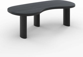 Rendez-Vous D&eacute;co Rendez-vous D&eacute;co - Mesa Baja Org&aacute;nica De Madera Maciza De Mindi Negra - Brandan