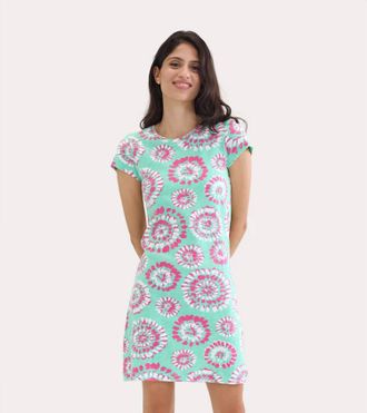 Hatley Crew Neck T-Shirt Mini Dress In Mandala