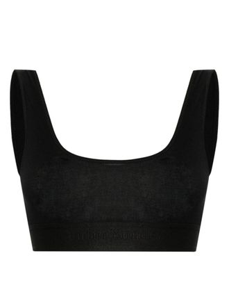 Palm Angels Sport-bh met logoband - Zwart
