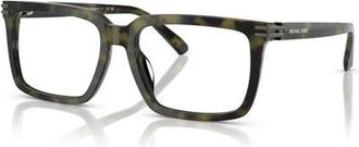 Michael Kors 55mm Square optical glasses in Green at Nordstrom