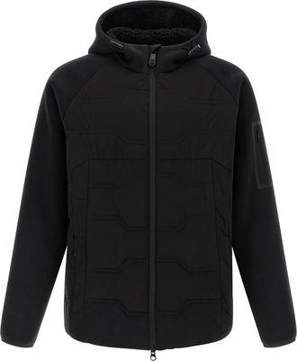 HUGO BOSS Black Solid Hood Jacket